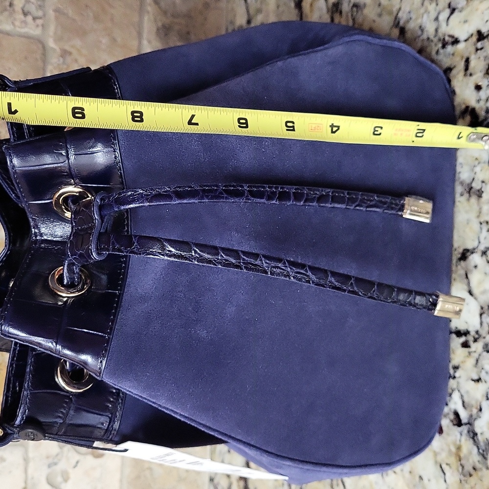 Brahmin Melinda Suede Bucket Bag - Picture 5 of 16